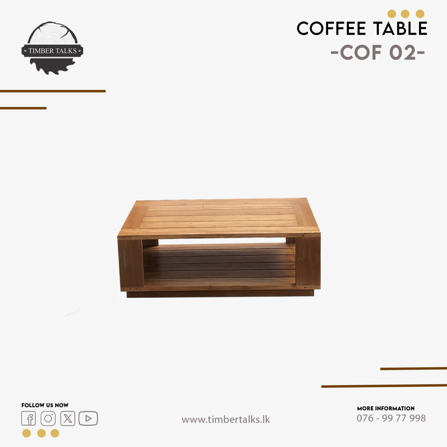 Coffee Table (COF - 02)